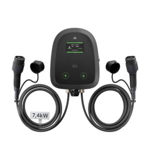 dé 2×7,4 kW Dual kodulaadija äpi ja RFID-juhtimisega